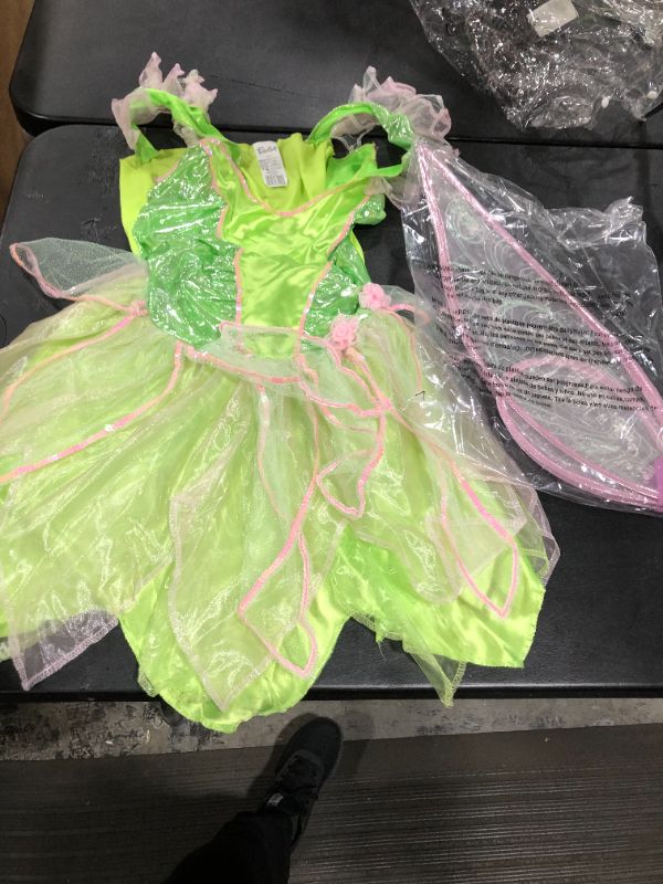 Photo 2 of Disguise Women's Disney Fairies Tinker Bell Deluxe Costume LARGE 