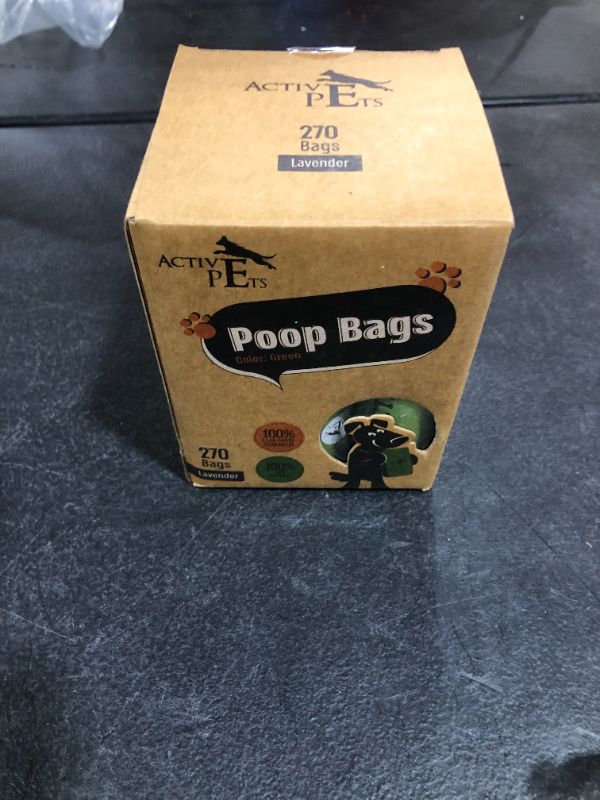 Photo 3 of Active Pets Dog Poop Bag, Extra Thick Dog Waste Bags, Leak-Proof Dog Bags For Poop, Easy-Tear Dog Poop Bags, Strong Doggy Poop Bags, Lavender-Scented Dog Waste Bags Eco-Friendly Doggie Bags For Poop
