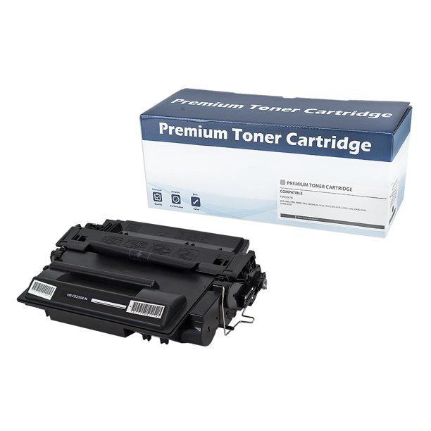 Photo 1 of 2pk Compatible for 55X (CE255X) Toner Cartridge, BLACK, 12.5K HIGH YIELD