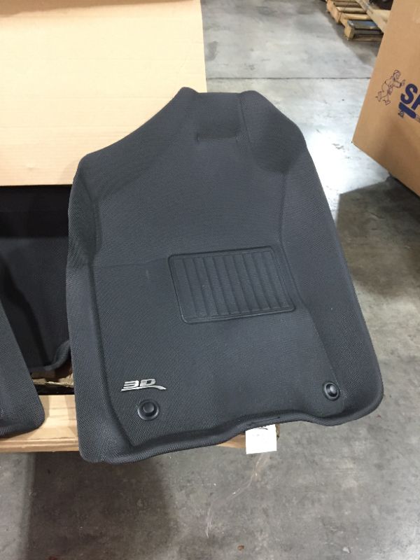 Photo 3 of 3D MAXpider All-Weather Floor Mats Compatible with Dodge Ram 1500 Crew Cab (Bucket Seat) 2019-2021 Custom Fit Car Mats Floor Liners, Kagu Series