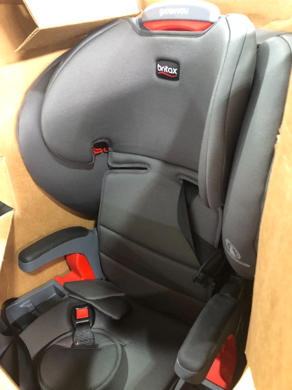 Photo 3 of Britax Grow with You Harness-2-Booster Car Seat, Pebble