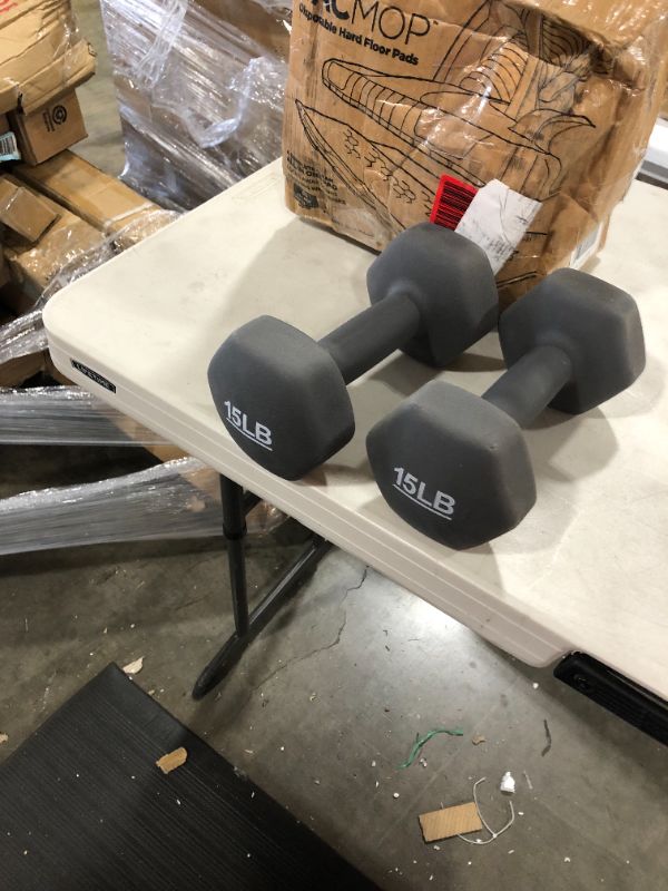 Photo 1 of 2 Neoprene 15lb Dumbbells'