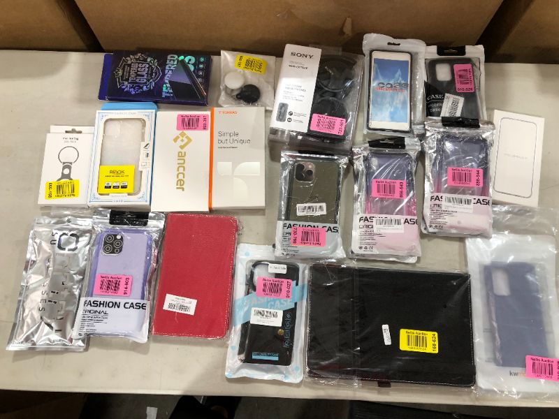 Photo 1 of Miscellaneous Box Lot of 15 Cellphone ands Smart Phone Related Accessories