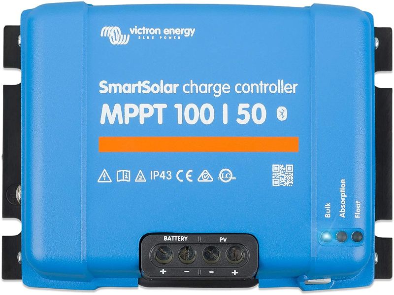 Photo 1 of Victron Energy SmartSolar MPPT 100V 50 amp 12/24-Volt Solar Charge Controller (Bluetooth)
