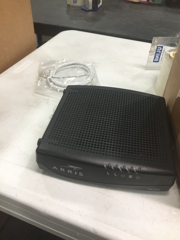 Photo 2 of Arris Touchstone TM1602A DOCSIS 3.0 Upgradeable 16x4 Telephony Modem for TWC & OPTIMUM