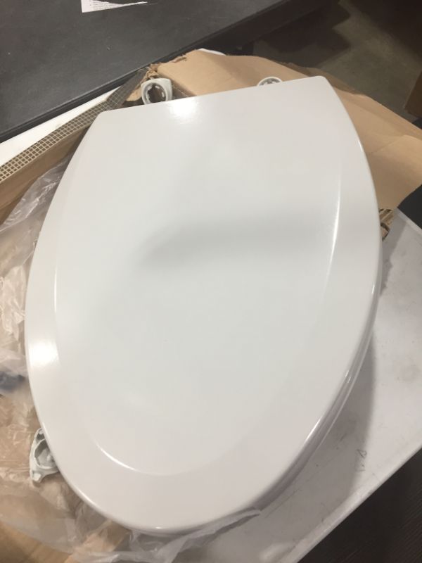 Photo 3 of 1500EC 062 Lift-Off Elongated Closed Front Toilet Seat in Ice Grey
