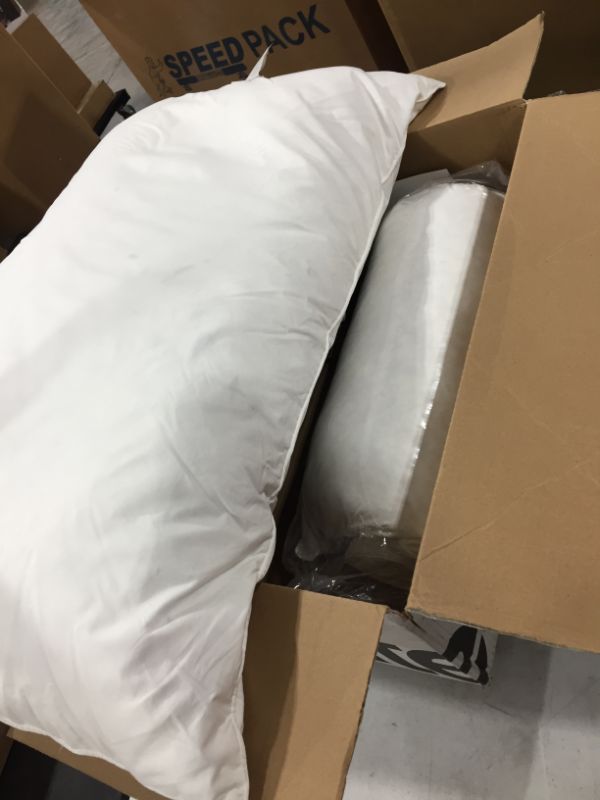Photo 1 of 2 White King Pillows 