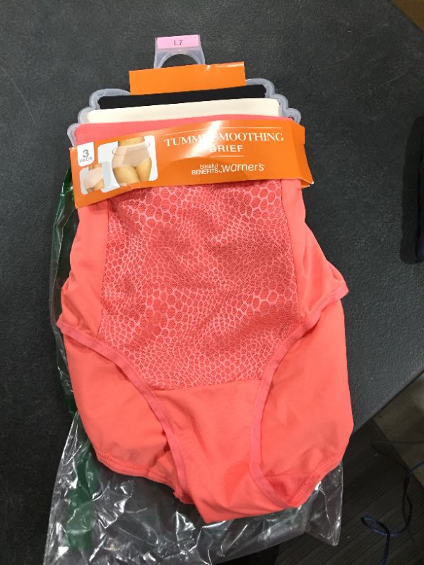 Photo 1 of Blissful Benefits by Warner's Women's Tummy Smoothing Brief, 3-Pack
size-Large