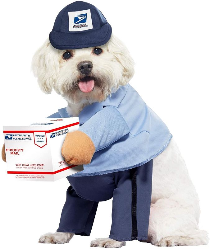 Photo 1 of Dog Mail Carrier Costume USPS large
