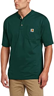 Photo 1 of Carhartt Men's Loose Fit Heavyweight Short-Sleeve Pocket Henley T-Shirt MEDIUM
