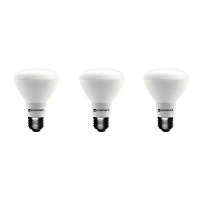 Photo 1 of 3-PACK Ecosmart 75-watt Equiv BR20 Dimmable LED Light Bulb Soft White
