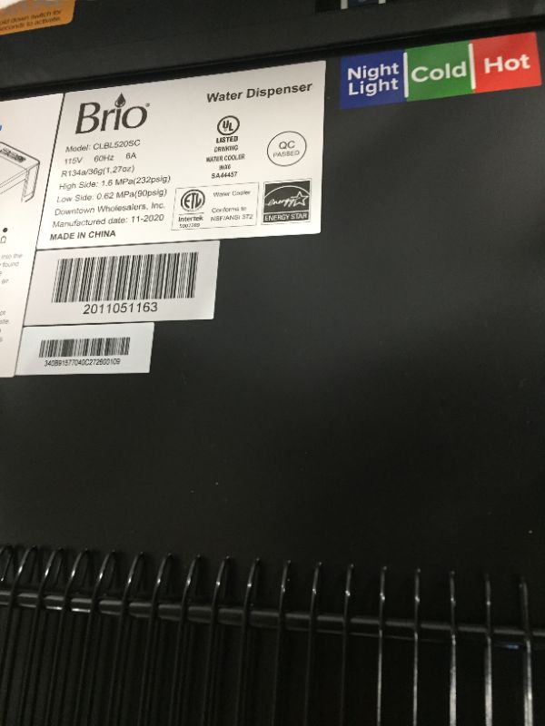 Photo 3 of Brio Self Cleaning Bottom Loading Water Cooler Water Dispenser - Limited Edition