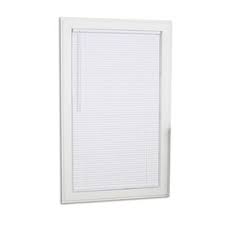 Photo 1 of Achim GII Morningstar 1-in Slat Width 45-in x 48-in Cordless White Vinyl Light Filtering Mini Blinds