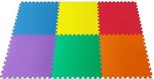 Photo 1 of EWONDERWORLD 6 Piece Interlocking Foam Play Mat Extra Large Thick Puzzle Floor Tiles for Kids & Toddlers