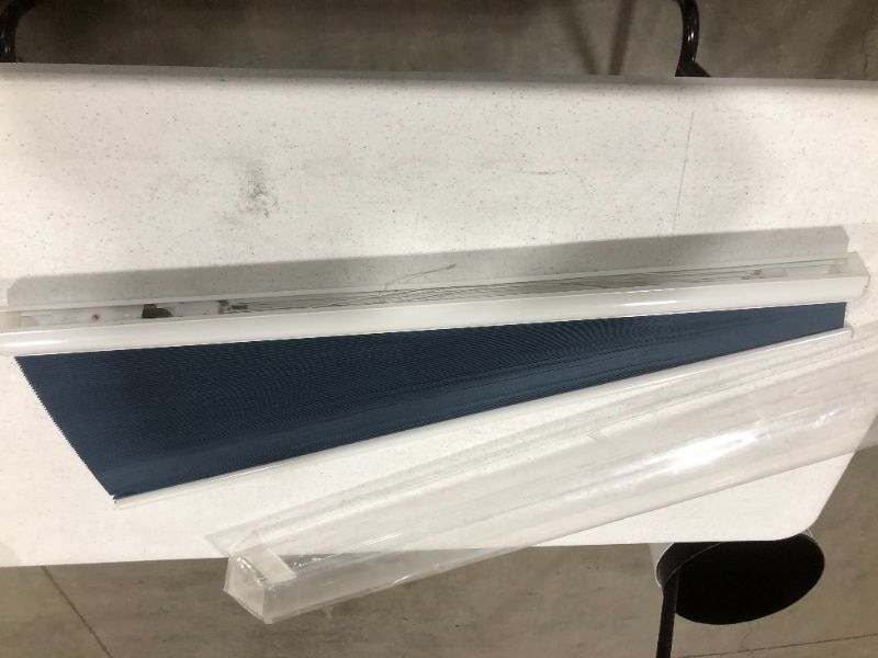 Photo 2 of Blackout Cellular Shades Cordless Honeycomb Blinds for Windows Inside & Outside Mount 31" W x 64 " H, Ocean Blue(Blackout)

