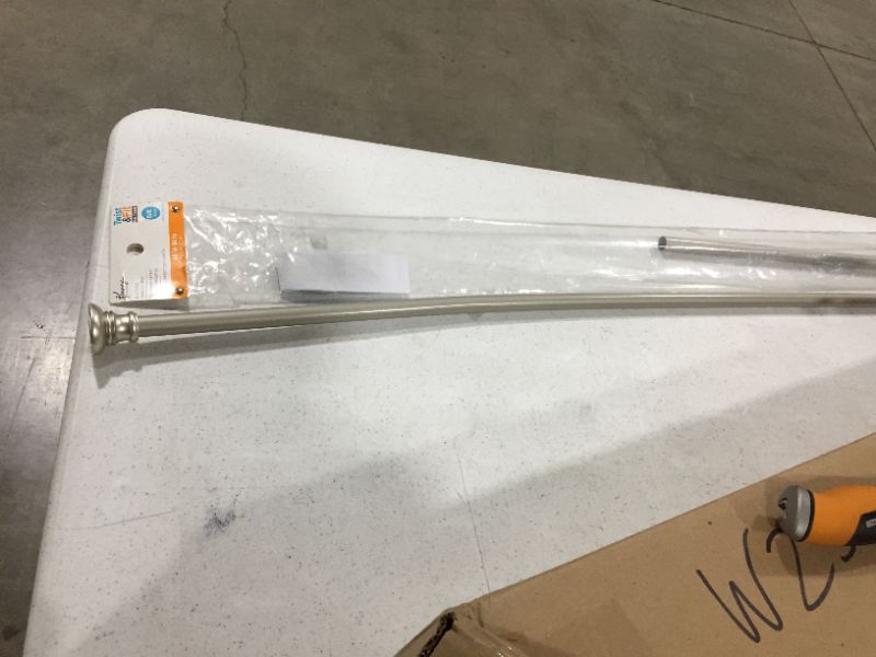 Photo 1 of 48-84 Nicholas Nickel Window Tension Rod 5/8
