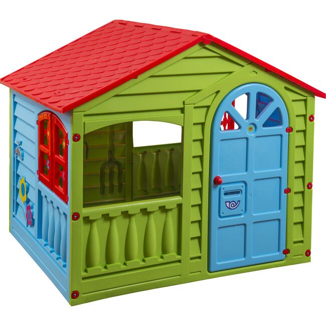 Photo 1 of House of Fun, Green, Red & Blue - Kids Toys | PalPlay from Maisonette
