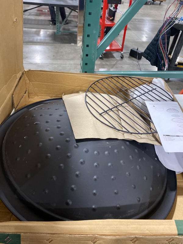 Photo 1 of Garden Treasures 29.5-in W Black/High Temperature Painted Steel Wood-Burning Fire Pit
