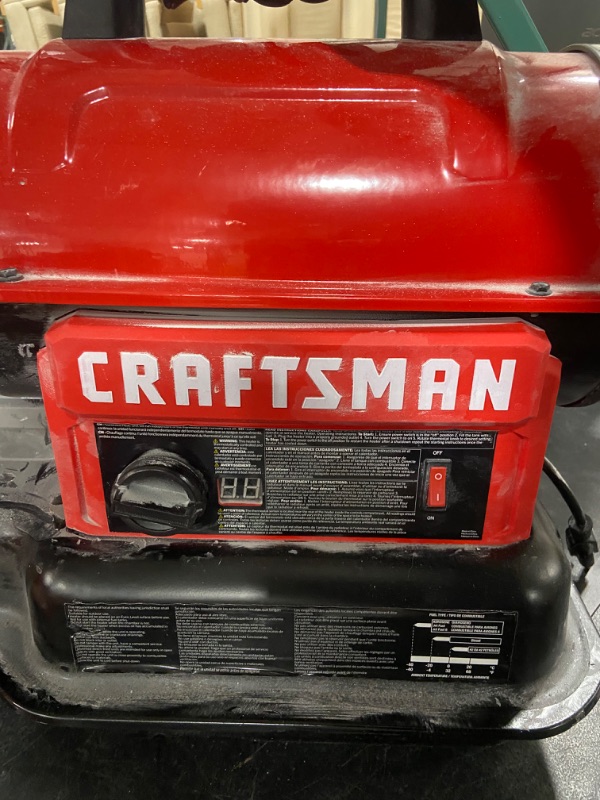 Photo 1 of Craftsman CMXEHAO80FAK Forced Air Kerosene Heater, Red
