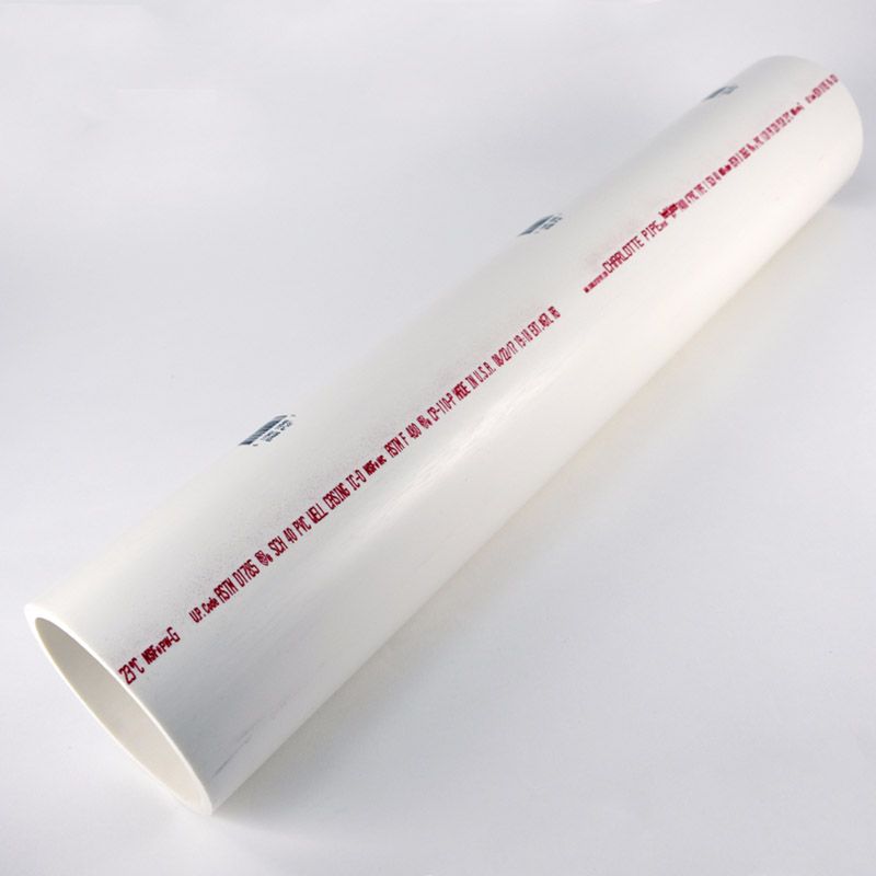Photo 1 of Charlotte Pipe 4 in. X 2 Ft. PVC DWV Sch. 40 Pipe, White
