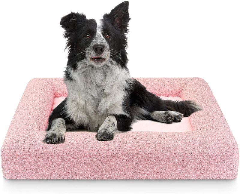 Photo 1 of Bolux Dog Bed, Memory Foam Pet Bed, Orthopedic Dog Bed, Dog Kennels and Crates Pads, Dog Travel Mat, Plush Dog Beds for Small & Medium Dogs Clearance
