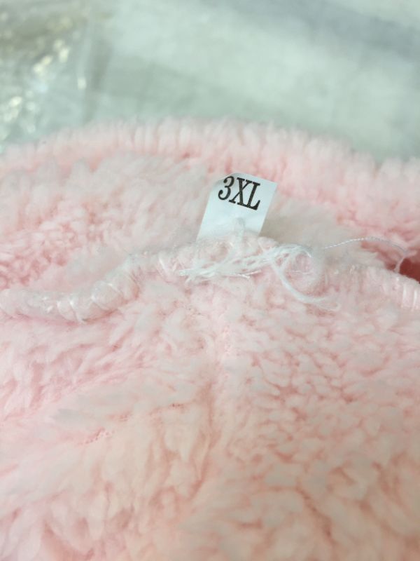 Photo 2 of Women's Pink Fluffy Sweater, 3XL