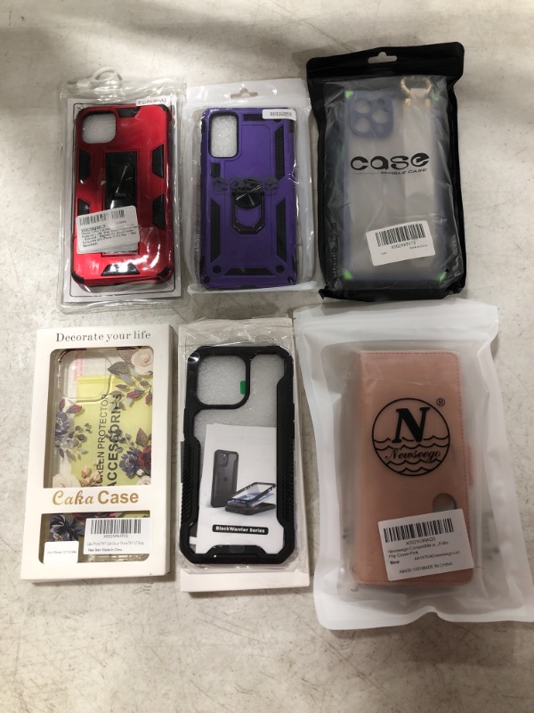 Photo 1 of VARIOUS SMARTPHONE CASES, LOT OF 6 ITEMS. 