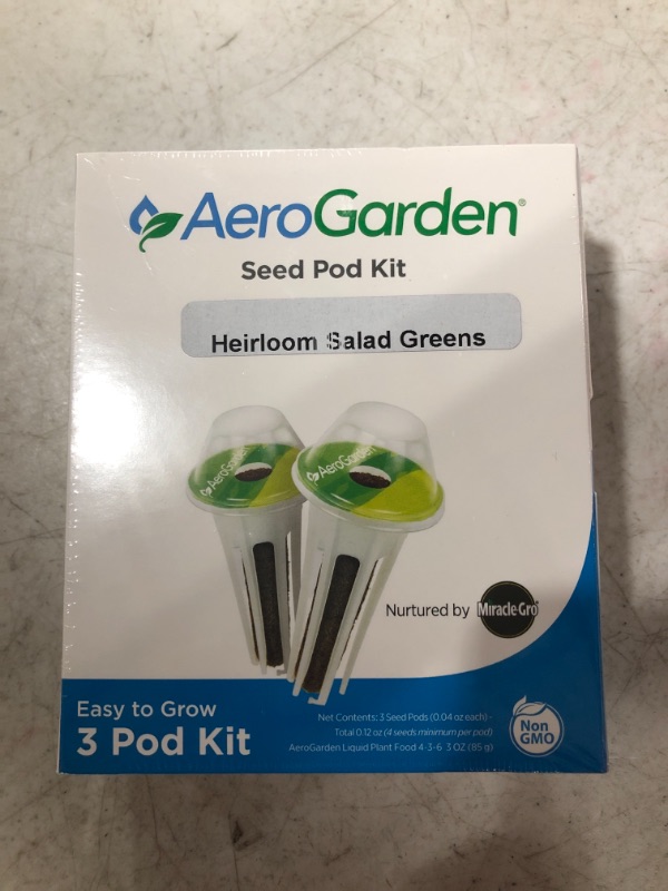 Photo 2 of AeroGarden Heirloom Salad Greens Seed Pod Kit (3-pod)
