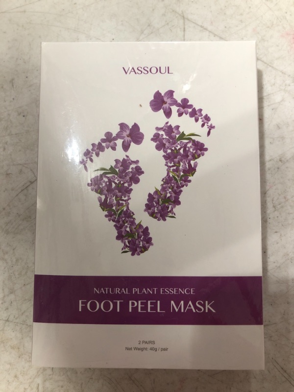 Photo 1 of ??Foot Peel Mask (2 Pairs) - Foot Mask for Baby soft skin - Remove Dead Skin | Foot Spa Foot Care for women Peel Mask with Lavender and Aloe Vera Gel for Men and Women Feet Peeling Mask Exfoliating
