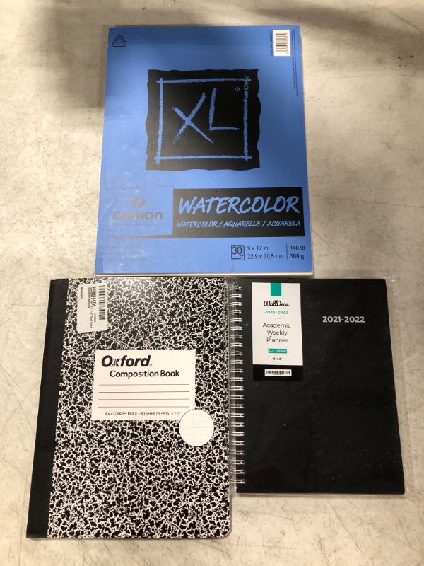 Photo 1 of OFFICE PRODUCTS, LOT OF 3 ITEMS. PAPER. COMP. BOOK, PLANNER. 
