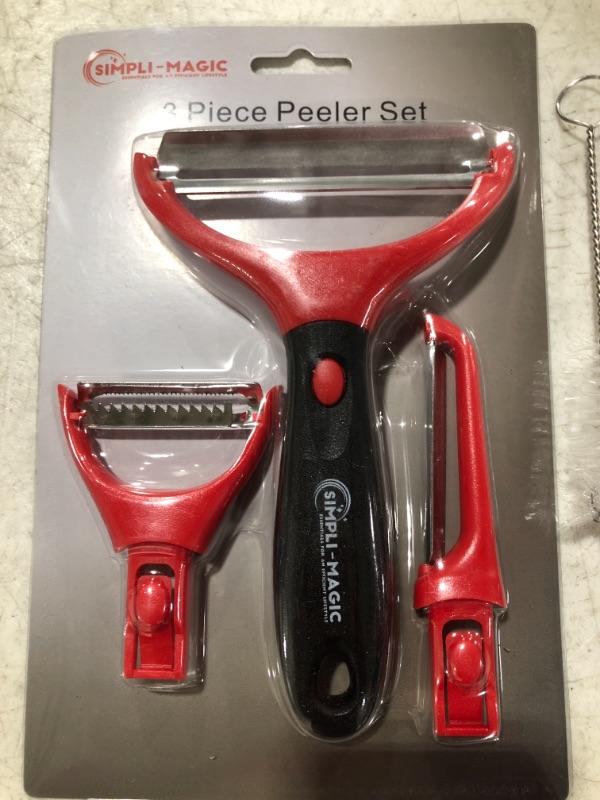 Photo 2 of 3 PIECE PEELER SET AND ZESTER GRATER.