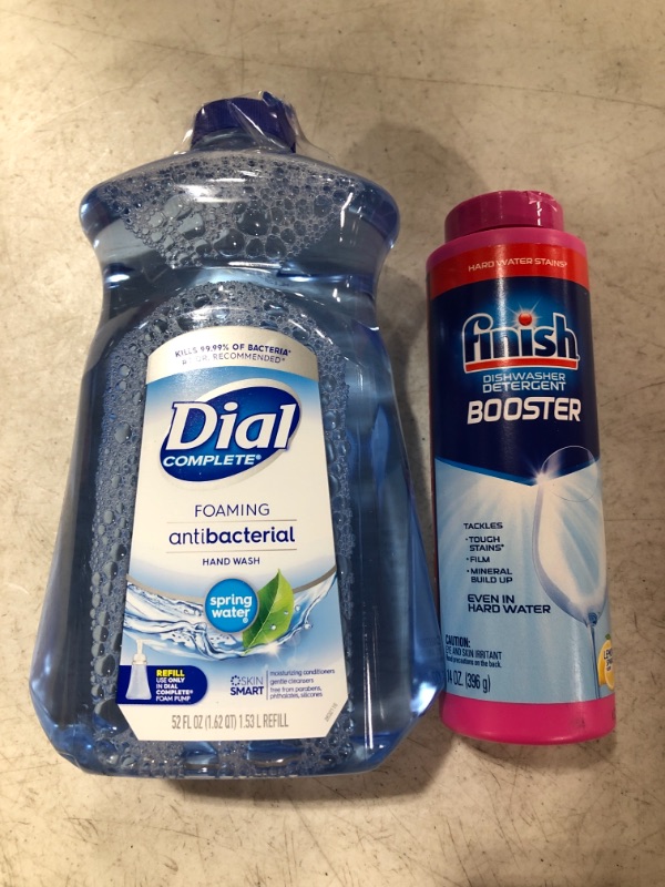 Photo 1 of FINISH BOOSTER 14OZ. AND DIAL FOAMING HAND SOAP 52OZ.