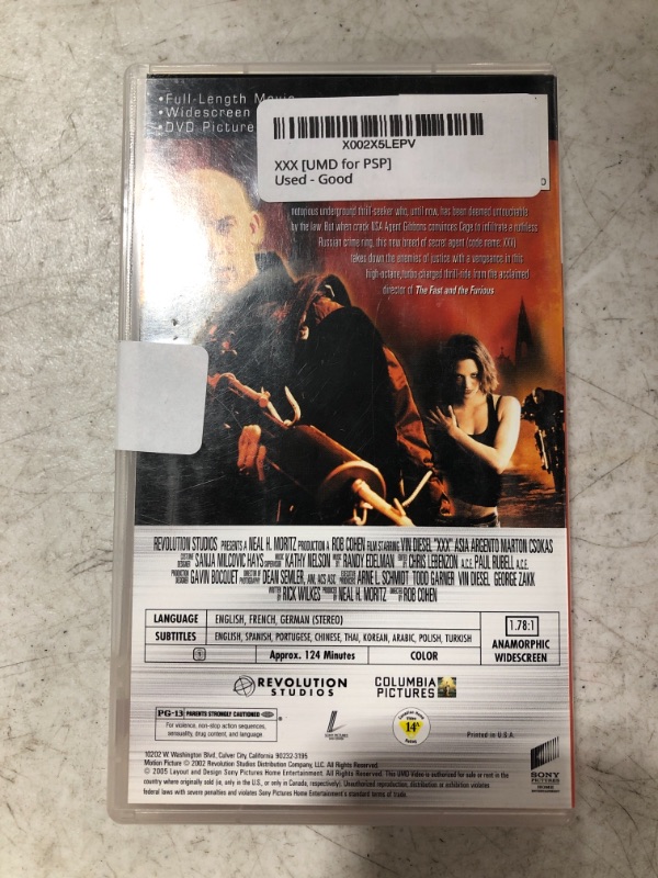 Photo 3 of XXX : UMD Video for PSP
USED CONDITION.