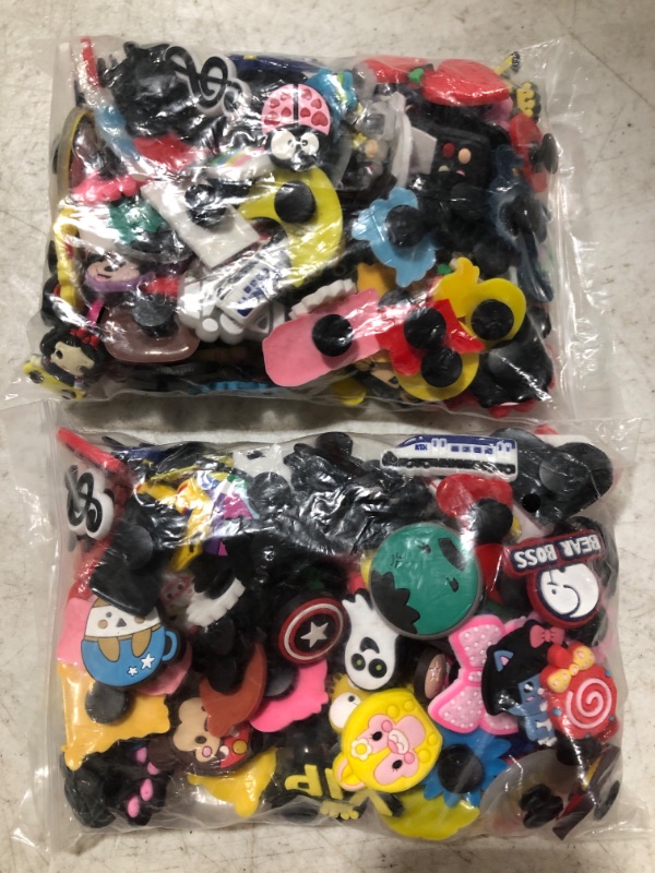 Photo 1 of CHILDREN'S RUBBER BIRTHDAY TOYS, 2 BAGS OF 100 EACH.