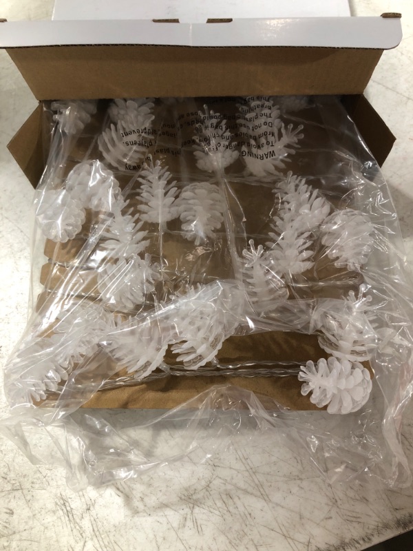 Photo 1 of 16FT. LED PINECONE CHRISTMAS STRING LIGHTS, WARM WHITE.