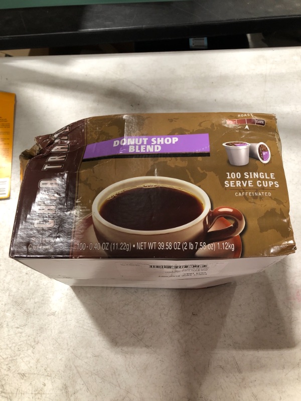 Photo 3 of Caza Trail Coffee Pods, Donut Shop Blend, Single Serve (Pack of 100)
BOX DAMAGE. UNOPENED.