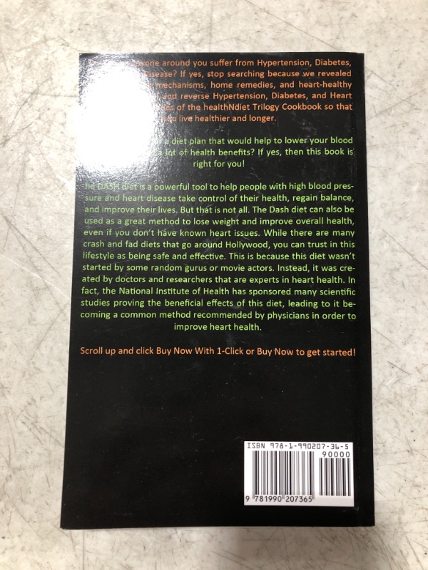 Photo 3 of Dash Diet: Dash Diet Plan To Set You Up For Success To Lose Weight, Lower Blood Pressure, Reduce Excessive Glycemic Load And Achieve The Best Health (Dash Diet Recipes For Flavorful Low-sodium Meals) Paperback – February 3, 2021
