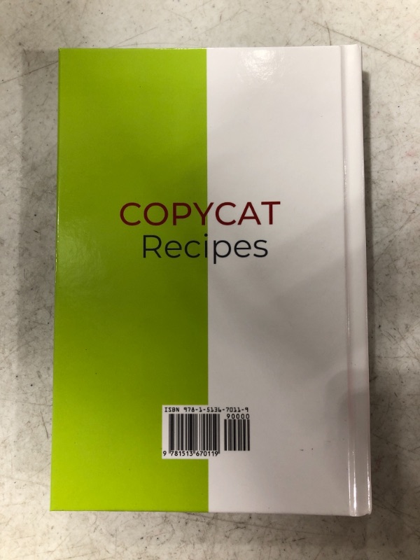 Photo 3 of Copycat recipes: Fasten your Apron! Skip the Restaurant and Prepare these 120 Tasty and Delicious recipes at Home. HARDCOVER.
