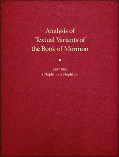 Photo 1 of Analysis of Textual Variants of the Book of Mormon: Part 1 - 1 Nephi 1-2 Nephi 10 (Critical Text of the Book of Mormon) Hardcover – January 1, 2005
