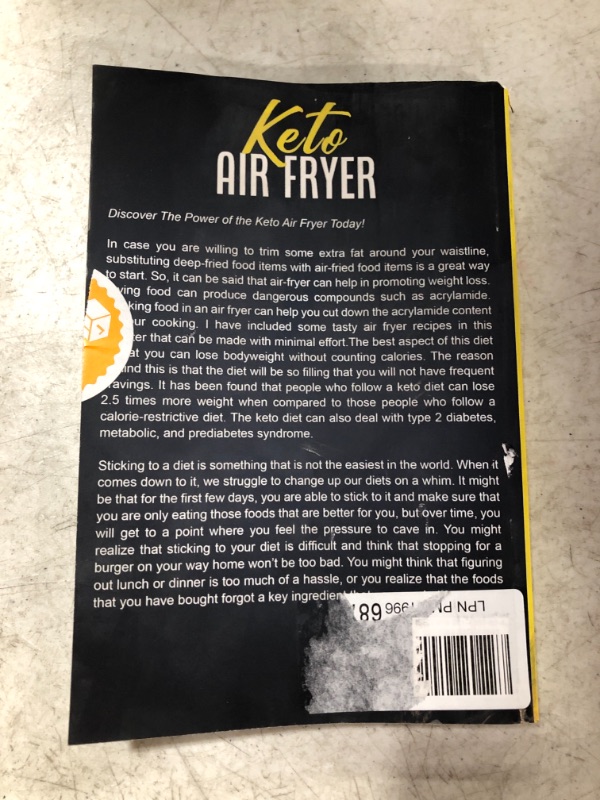 Photo 3 of Keto Air Fryer: How To Make Delightful Yet Low Carb, Low Fat, and Low Cholesterol Meat and Vegetable Dishes For The Whole Family. PAPERBACK
