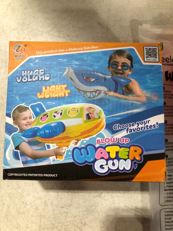 Photo 2 of CHILDREN'S TOY WATER GUNS, LOT OF 2 ITEMS. 