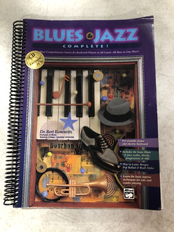 Photo 2 of Blues & Jazz Complete. PAPERBACK. USED. MISSING DISC.
