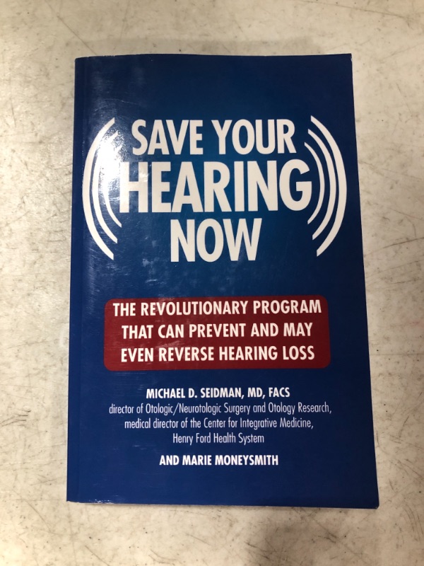 Photo 2 of Save Your Hearing Now: The Revolutionary Program That Can Prevent and May Even Reverse Hearing Loss Paperback – May 31, 2007
