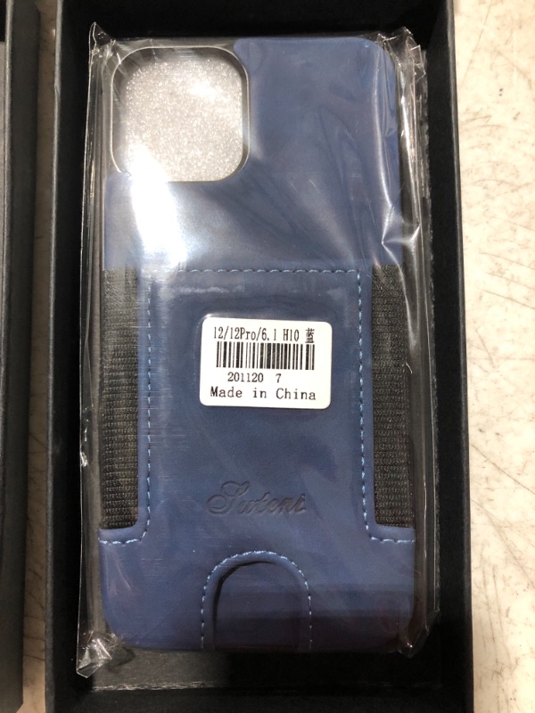 Photo 2 of SUTENI IPHONE 12/12 PRO 6.1 WALLET CASE. BLUE. LOT OF 2.