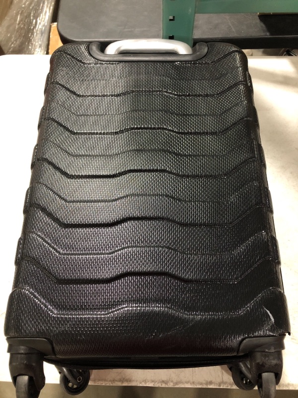 Photo 1 of SAMSONITE HARDSHELL BLACK TRAVEL SUITCASE. USED CONDITION.