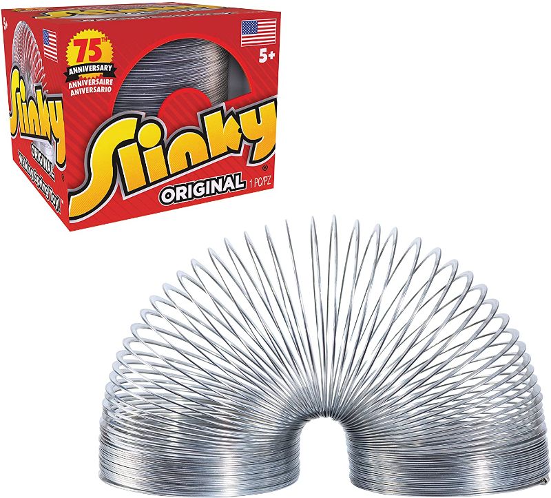 Photo 1 of The Original Slinky Walking Spring Toy, Metal Slinky, Fidget Toys, Party Favors and Gifts, Toys for 5 Year Old Girls and Boys, by Just Play
LOT OF 5.