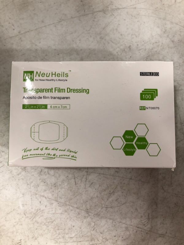 Photo 1 of NEU HEILS TRANSPARENT FILM DRESSING. 100 COUNT.