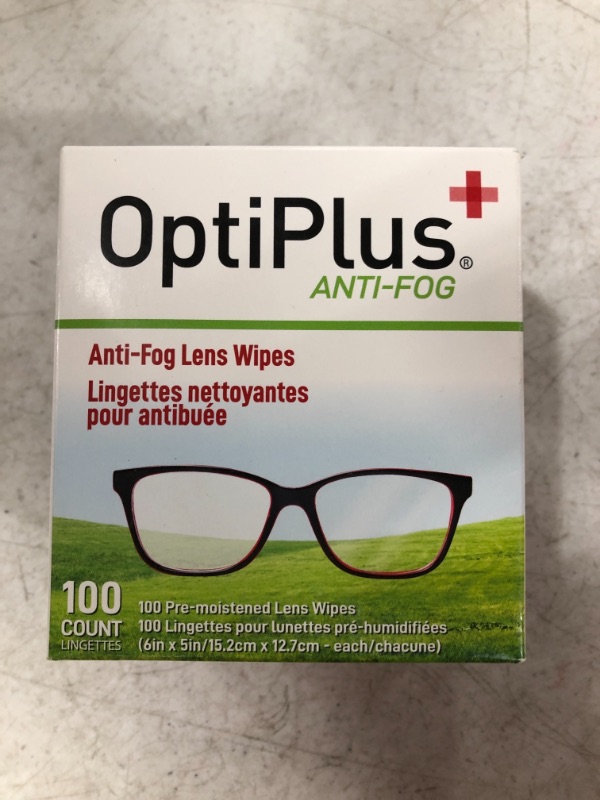 Photo 2 of OptiPlus Anti Fog Lens Wipes
