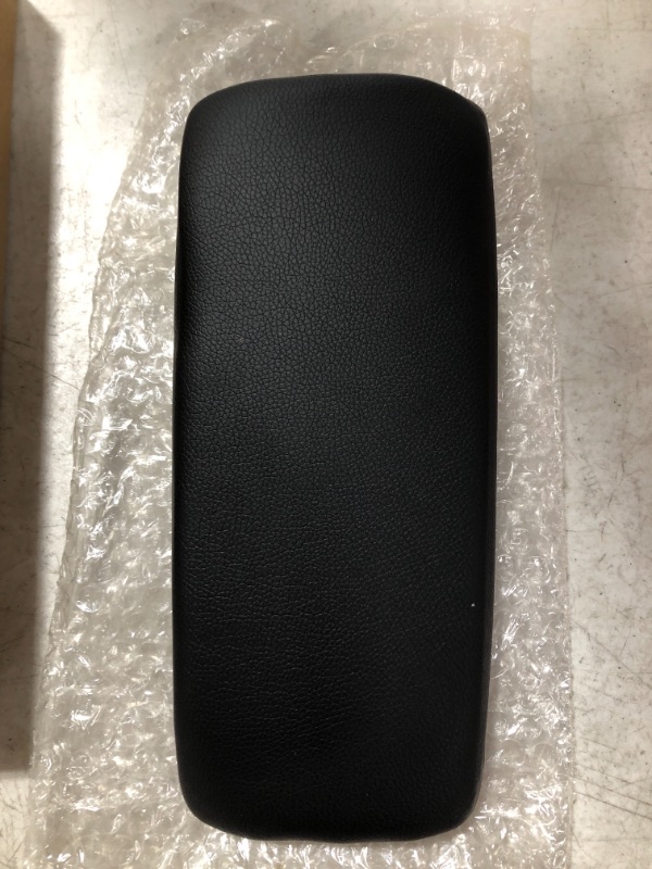 Photo 1 of BLACK LEATHER CONSOLE ARMREST LID FOR 1998-2005 AUDI A6.