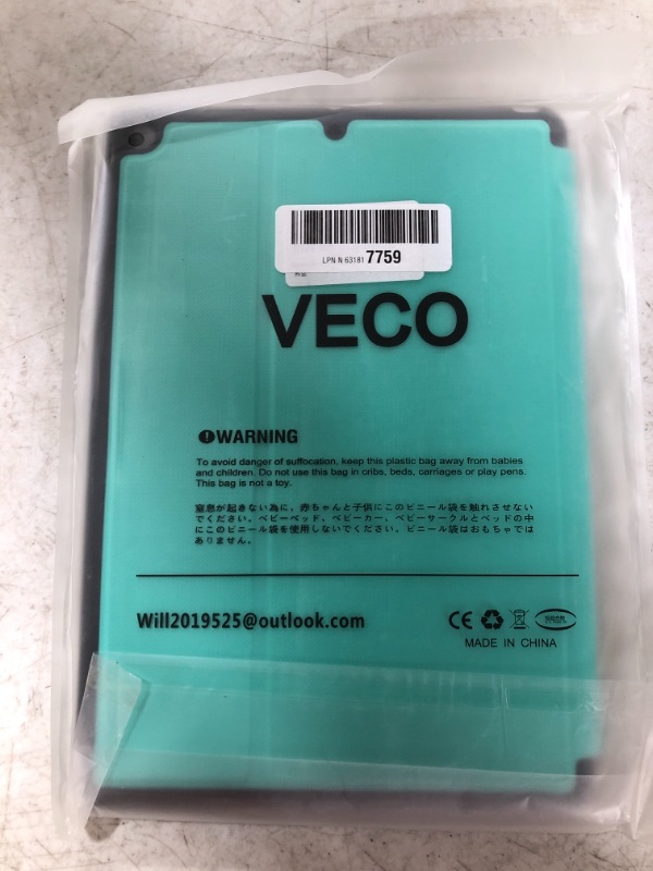 Photo 1 of VECO CASE FOR IPAD TABLET CASE. SEAFOAM GREEN.